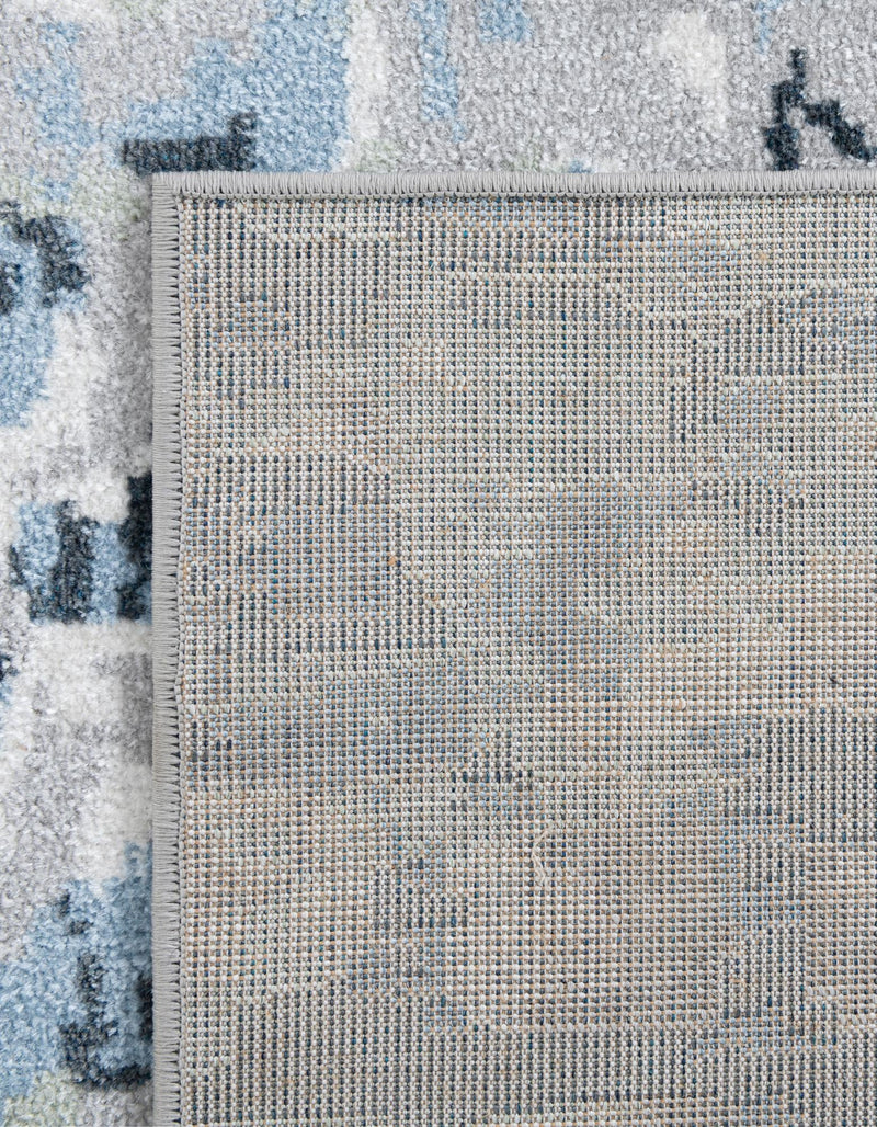 Aegean Elegance Washables Collection Area Rug - Andros Rectangle Gray Navy Green lifestyle 8