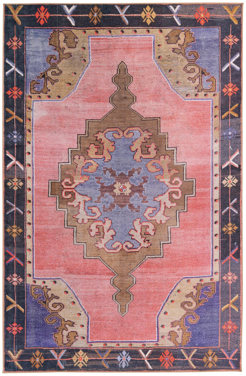 Heritage Elegance Collection Area Rug - Winterthur (Pink) Rectangle Pink Main