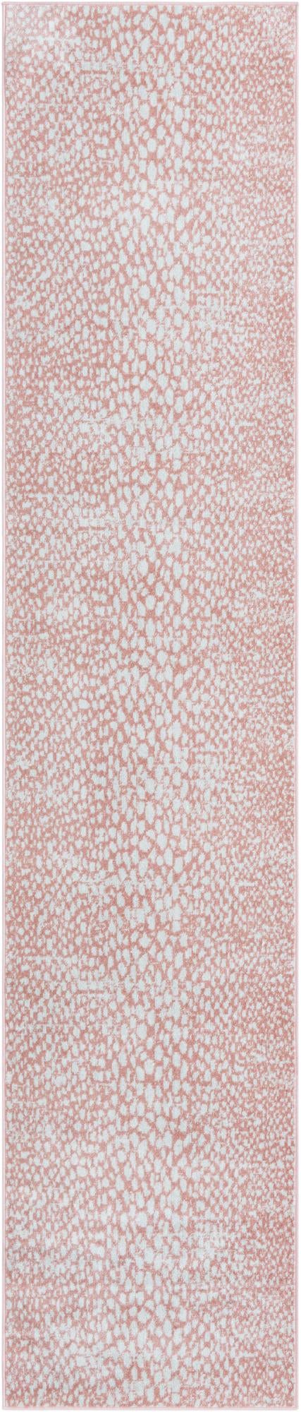 Aegean Elegance Washables Collection Area Rug - Mykonos Runner Rose Pink lifestyle 48