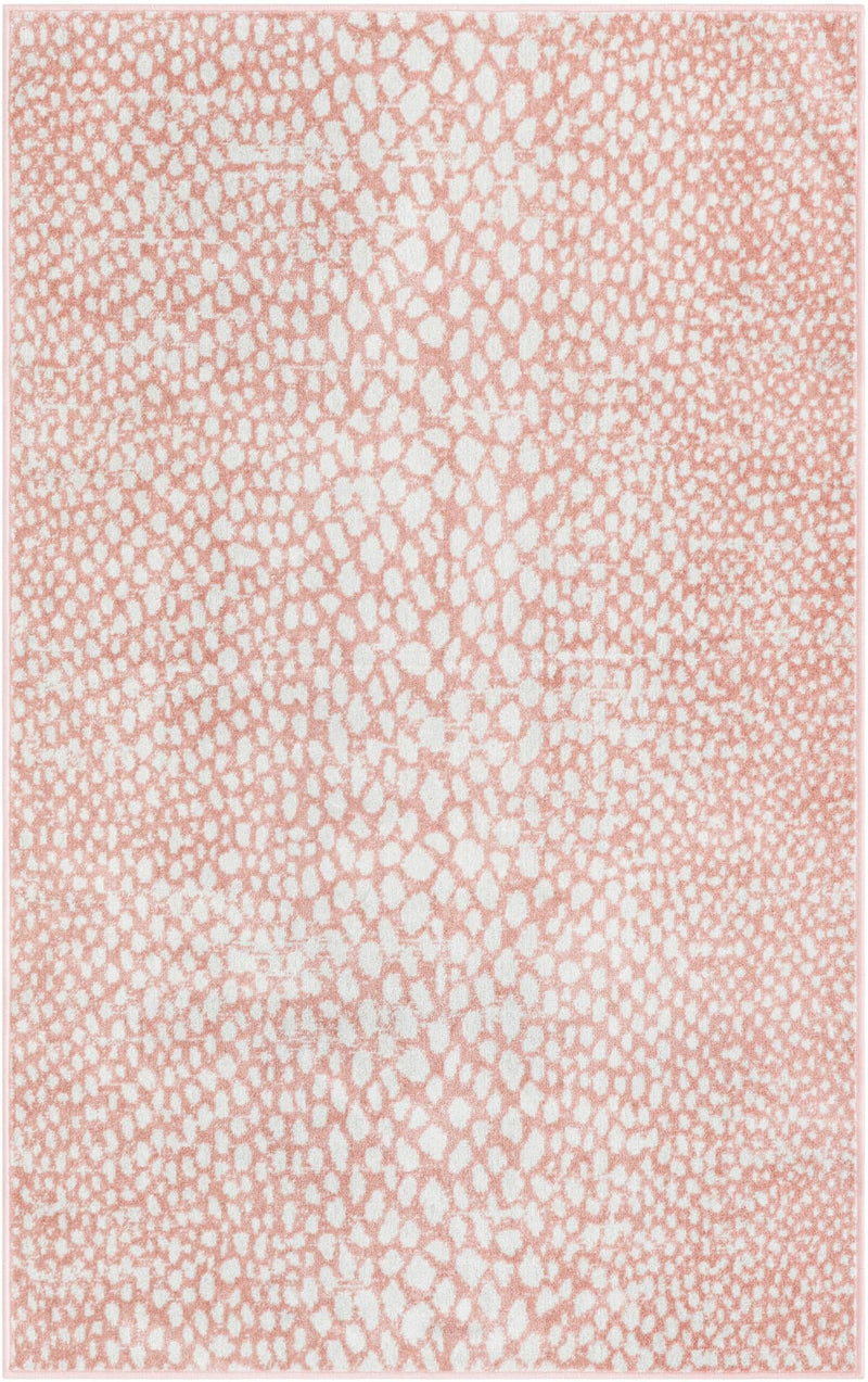 Aegean Elegance Washables Collection Area Rug - Mykonos Rectangle Rose Pink lifestyle 2