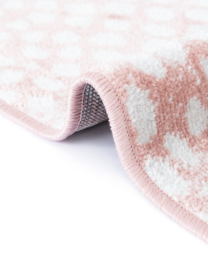 Aegean Elegance Washables Collection Area Rug - Mykonos Rectangle Rose Pink lifestyle 26