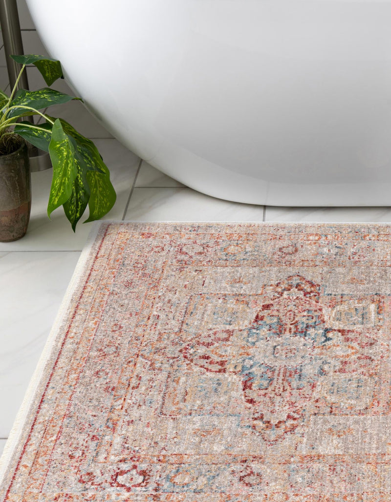 Regal Estates Collection Area Rug - Monarch Square Multi lifestyle 61