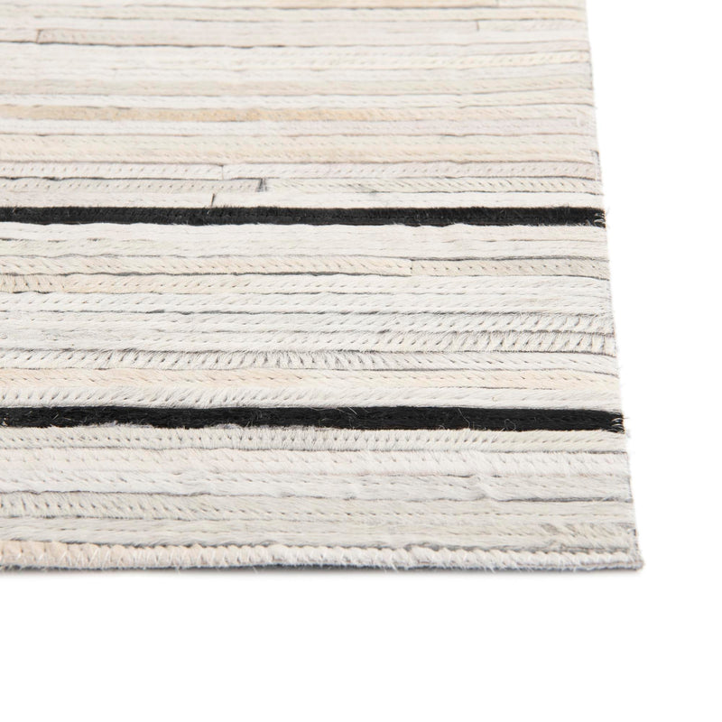 Savannah Hideaway Collection Area Rug - Savannah Rectangle Black White lifestyle 14