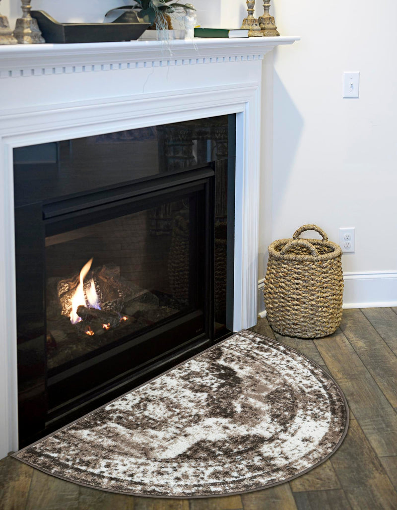 Riviera Elegance Collection Area Rug - Menton (Light Brown) Hearth Light Brown lifestyle 2