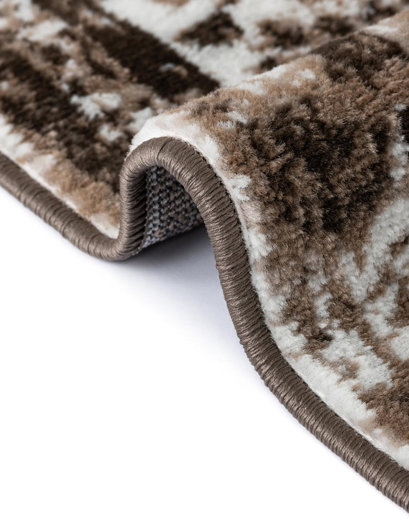 Riviera Elegance Collection Area Rug - Menton (Light Brown) Octagon Light Brown lifestyle 21