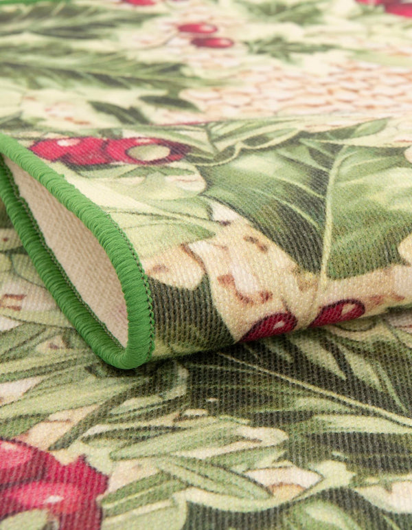 Belizean Tropics Outdoor Rugs Collection Area Rug - Ambergris Rectangle Beige and Green lifestyle 6