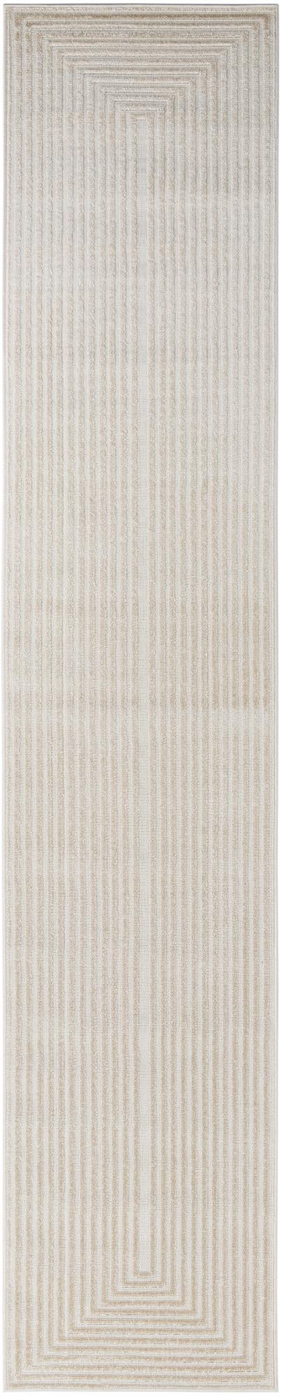 Catalina Cove Outdoor Collection Area Rug - Avalon Runner Beige lifestyle 44