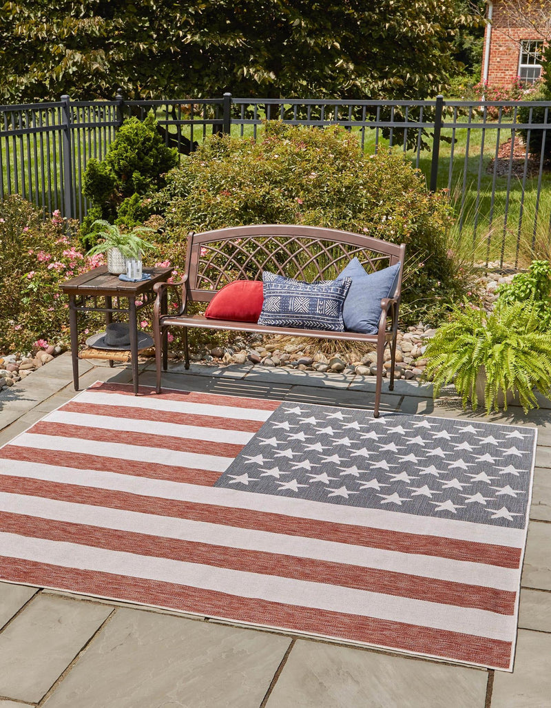 Urban Oasis Rugs Collection Area Rug - Boardwalk Square Multi lifestyle 32