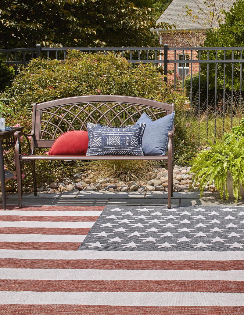 Urban Oasis Rugs Collection Area Rug - Boardwalk Square Multi lifestyle 40