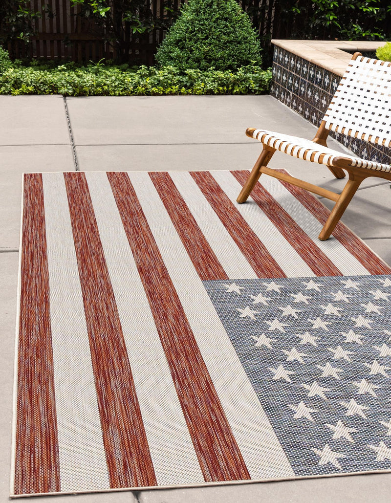 Urban Oasis Rugs Collection Area Rug - Boardwalk Rectangle Multi lifestyle 0