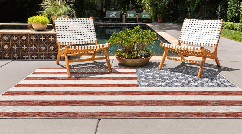 Urban Oasis Rugs Collection Area Rug - Boardwalk Rectangle Multi lifestyle 3