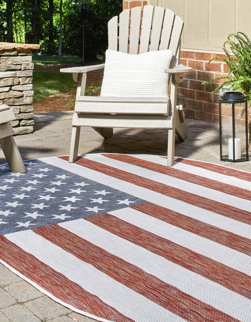 Urban Oasis Rugs Collection Area Rug - Boardwalk Oval Multi lifestyle 42