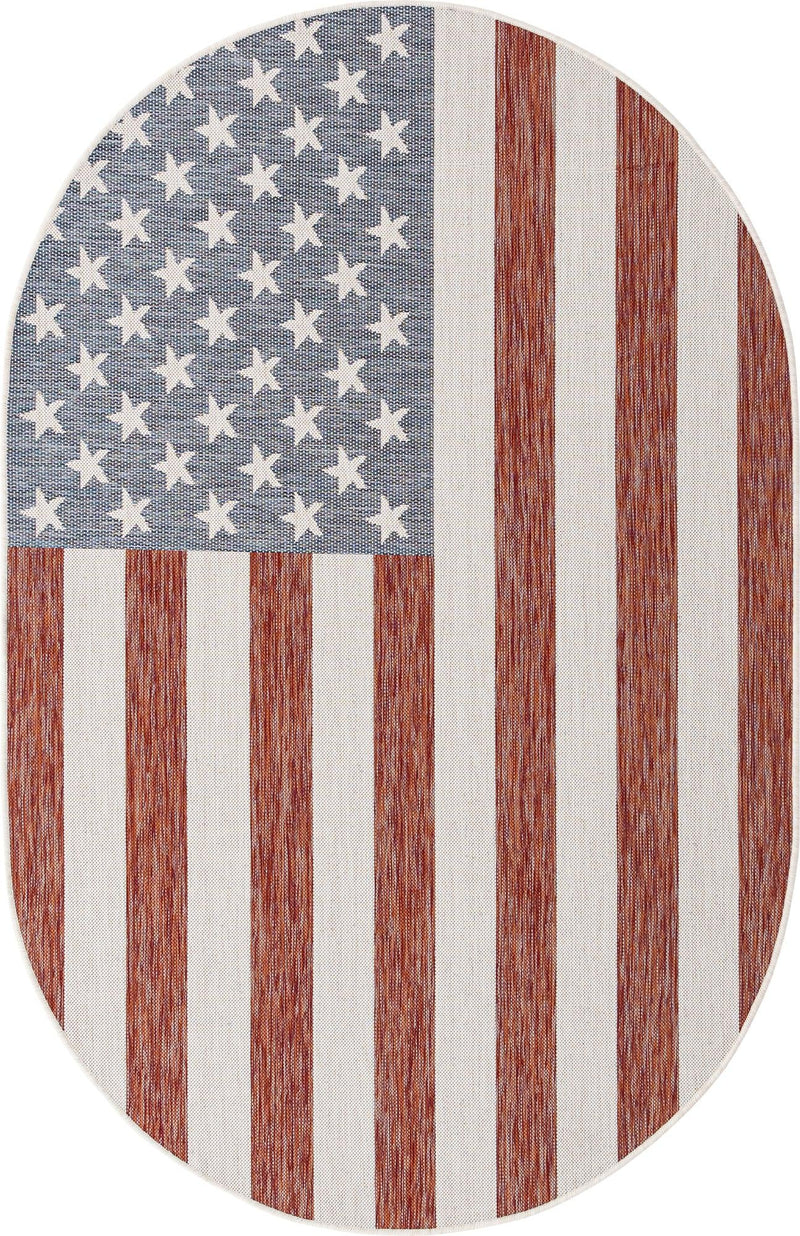 Urban Oasis Rugs Collection Area Rug - Boardwalk Oval Multi lifestyle 28