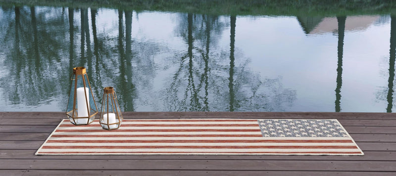Urban Oasis Rugs Collection Area Rug - Boardwalk Runner Multi lifestyle 47