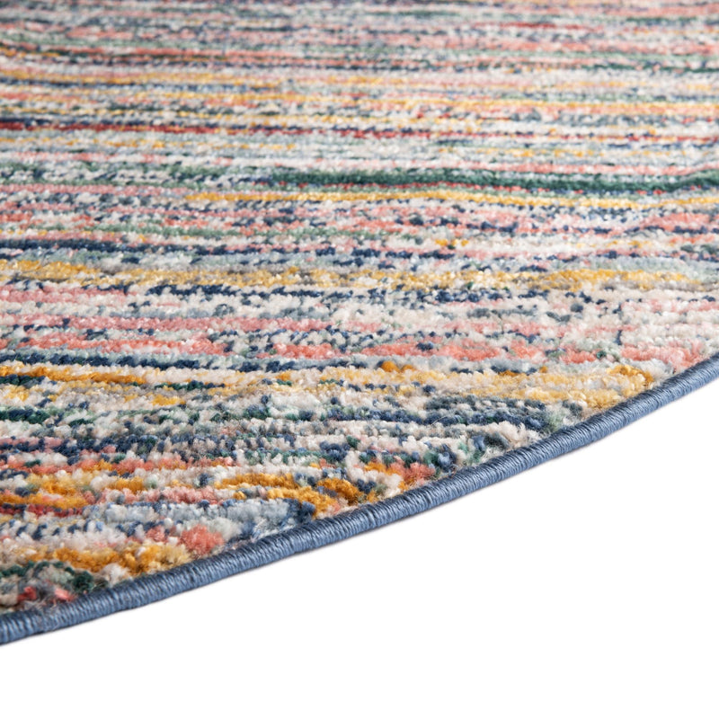 Jewel Oasis Collection Area Rug - Sapphire (Multi) Oval Multi lifestyle 45