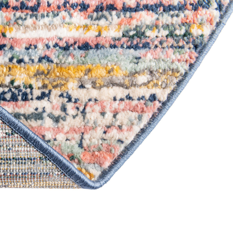 Jewel Oasis Collection Area Rug - Sapphire (Multi) Oval Multi lifestyle 57