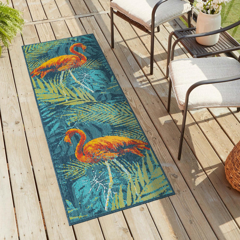 Seaside Haven Rugs Collection Area Rug - Tidepool Runner Multi lifestyle 68