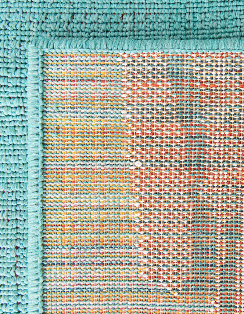 Seaside Haven Rugs Collection Area Rug - Beachcomber Rectangle Teal lifestyle 8