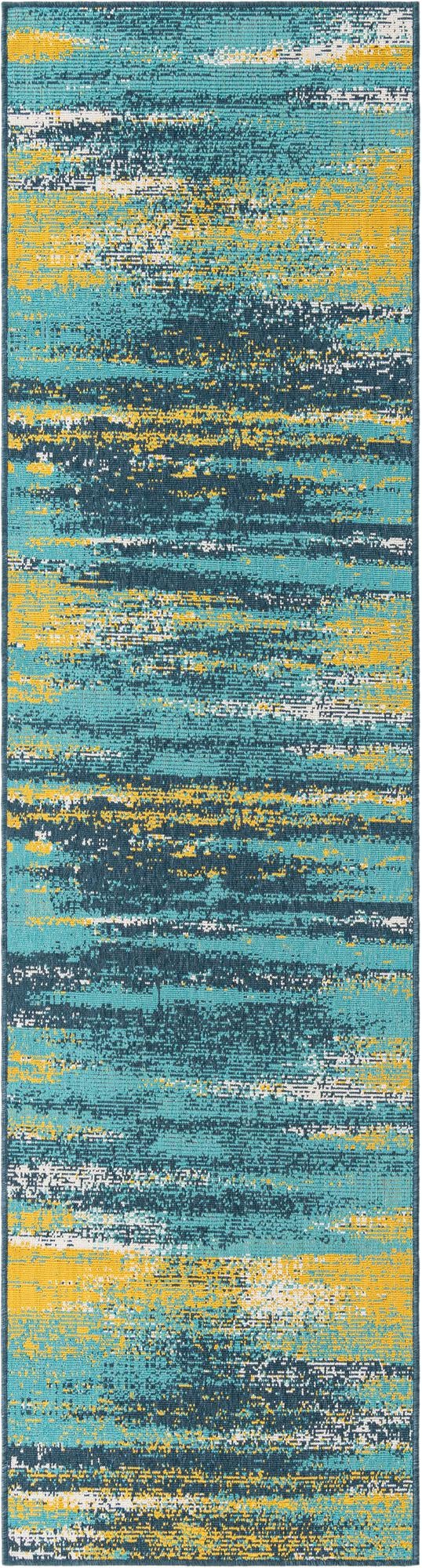 Seaside Haven Rugs Collection Area Rug - Sandbar Runner Multi.Blue lifestyle 16