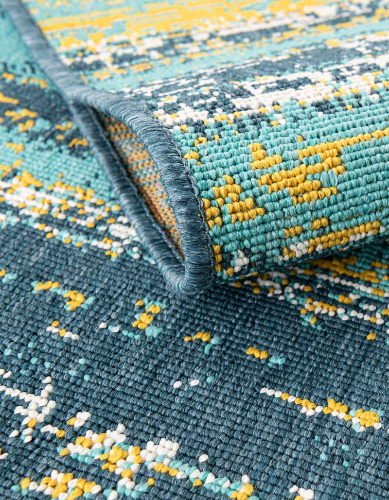 Seaside Haven Rugs Collection Area Rug - Sandbar Rectangle Multi.Blue lifestyle 5