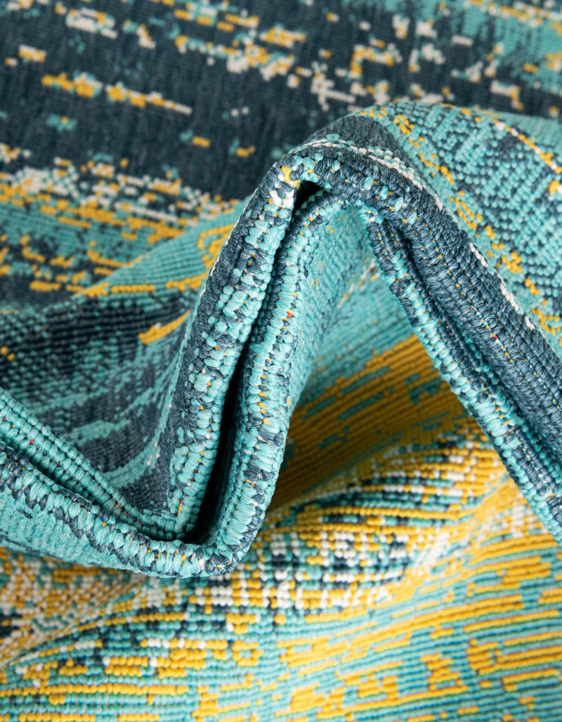 Seaside Haven Rugs Collection Area Rug - Sandbar Rectangle Multi.Blue lifestyle 7