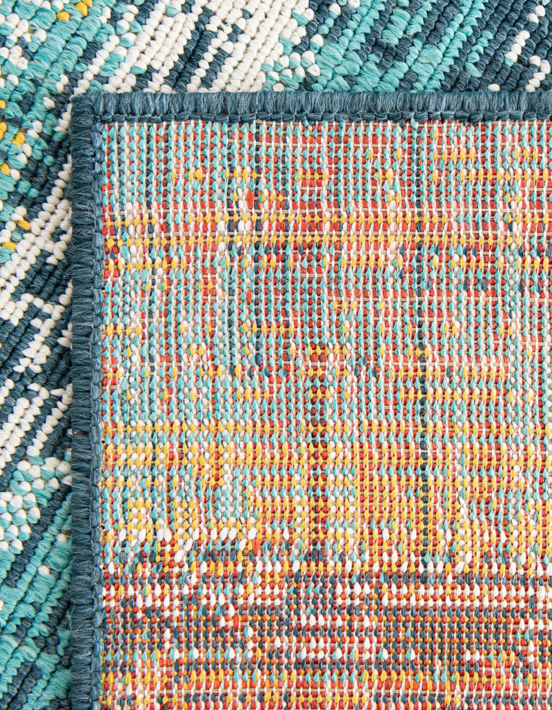 Seaside Haven Rugs Collection Area Rug - Sandbar Rectangle Multi.Blue lifestyle 8