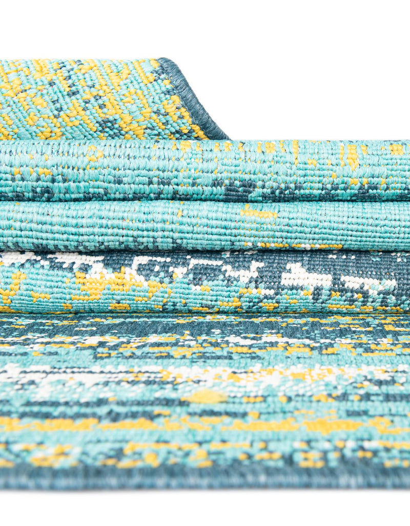 Seaside Haven Rugs Collection Area Rug - Sandbar Rectangle Multi.Blue lifestyle 13