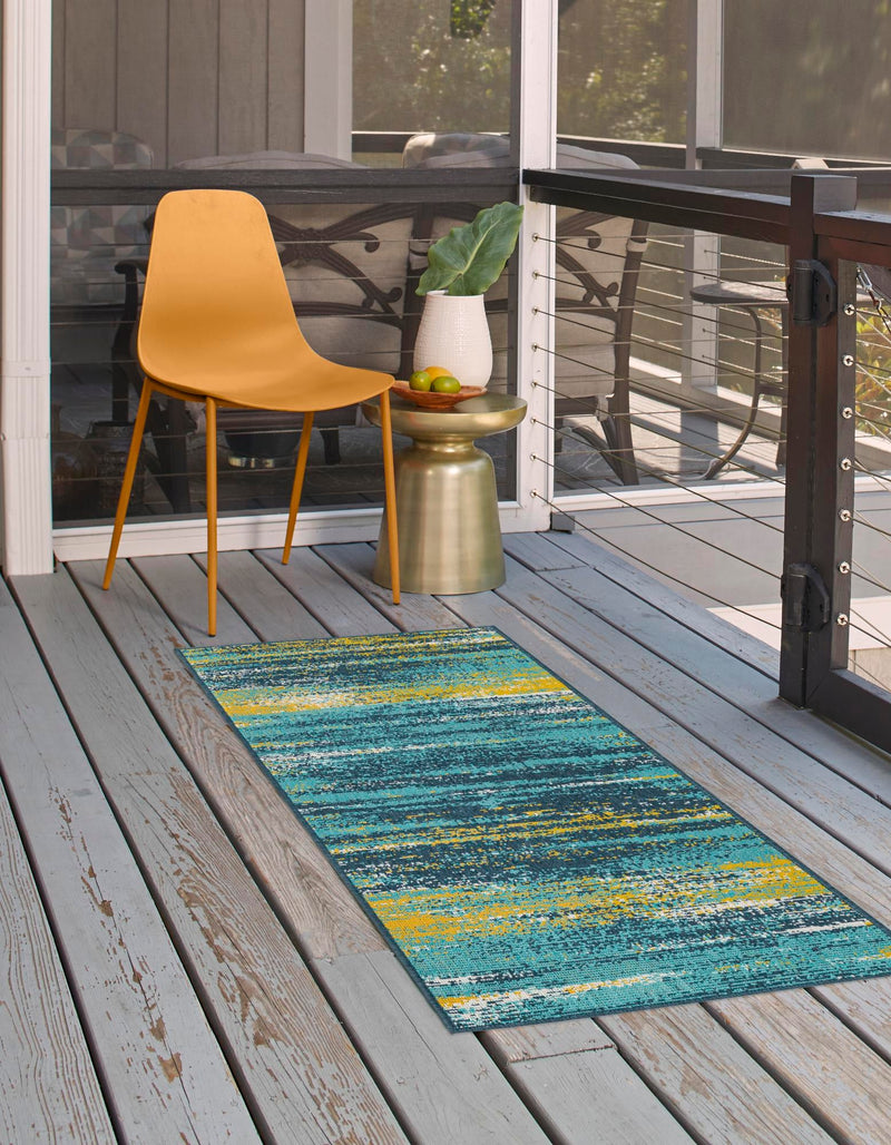Seaside Haven Rugs Collection Area Rug - Sandbar Runner Multi.Blue lifestyle 24