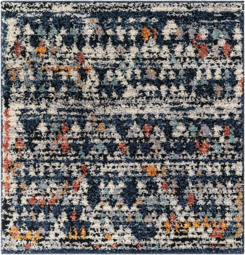 Tangier Treasures Collection Area Rug - Marrakech Square Multi lifestyle 48