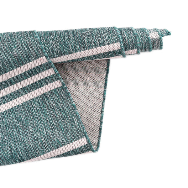 Urban Oasis Rugs Collection Area Rug - District (Teal) Rectangle Teal lifestyle 9