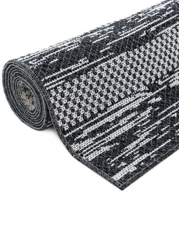 Cathedral Elegance Collection Area Rug - Chapel Rectangle Black lifestyle 32