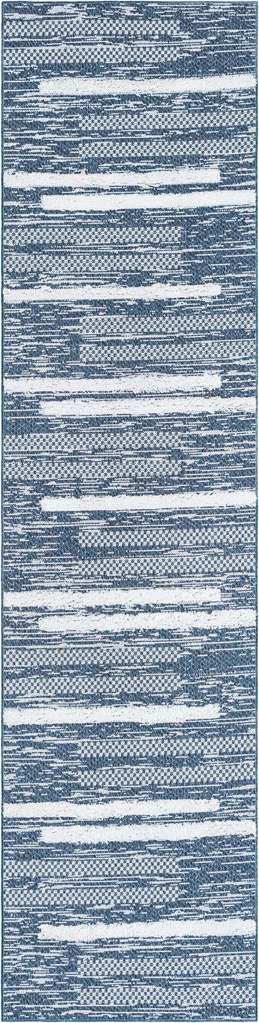 Cathedral Elegance Collection Area Rug - Chapel Runner Navy Blue lifestyle 46