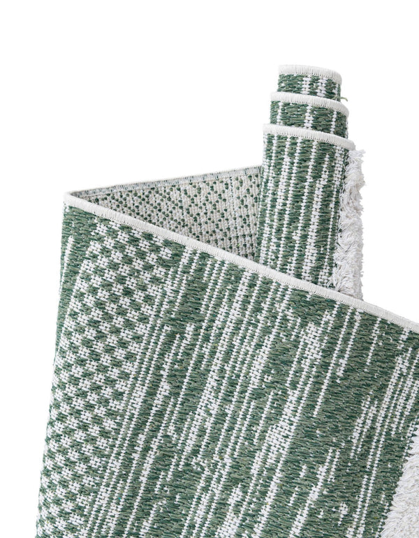 Cathedral Elegance Collection Area Rug - Chapel Rectangle Green lifestyle 28