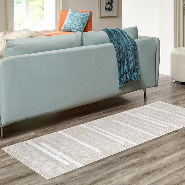 Cathedral Elegance Collection Area Rug - Chapel Runner Ivory lifestyle 96