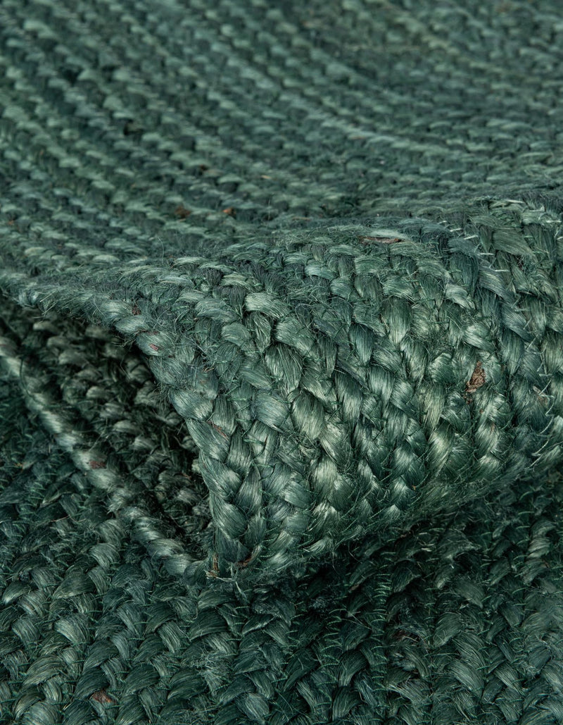 Woven Seaside Jute Collection Area Rug - Martha's Runner Green lifestyle 62