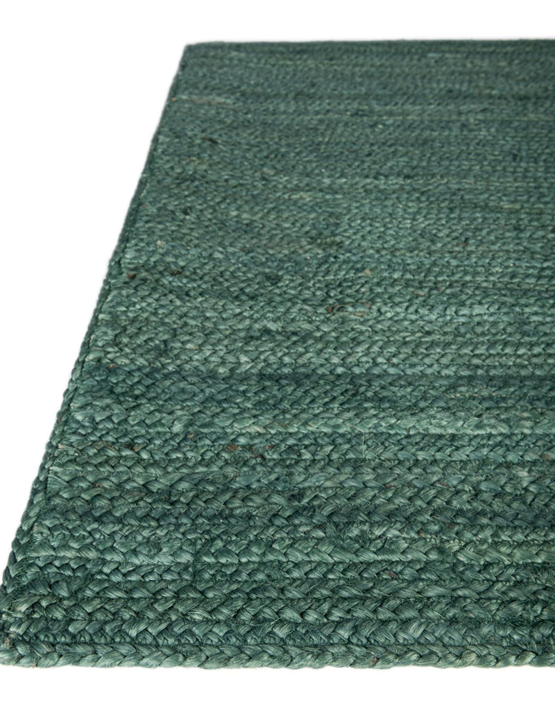 Woven Seaside Jute Collection Area Rug - Martha's Runner Green lifestyle 64