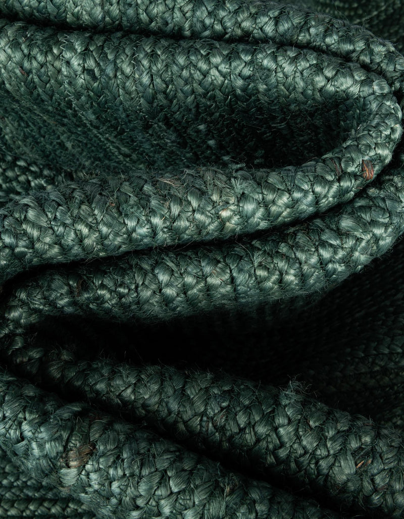 Woven Seaside Jute Collection Area Rug - Martha's Runner Green lifestyle 68