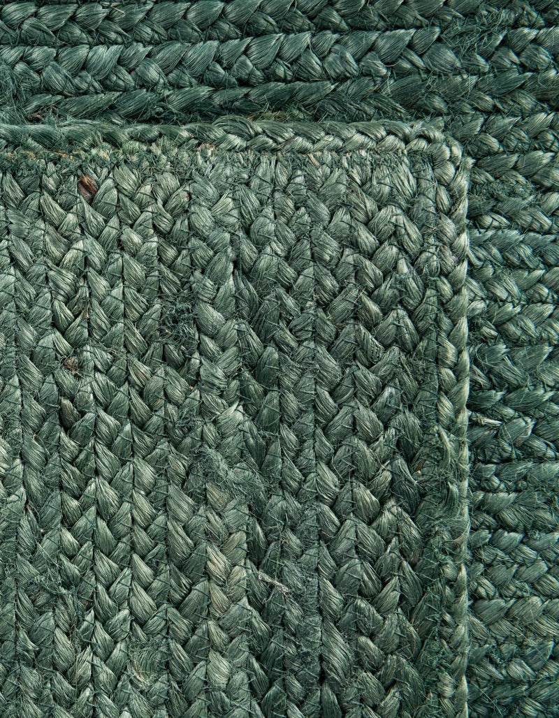Woven Seaside Jute Collection Area Rug - Martha's Runner Green lifestyle 70