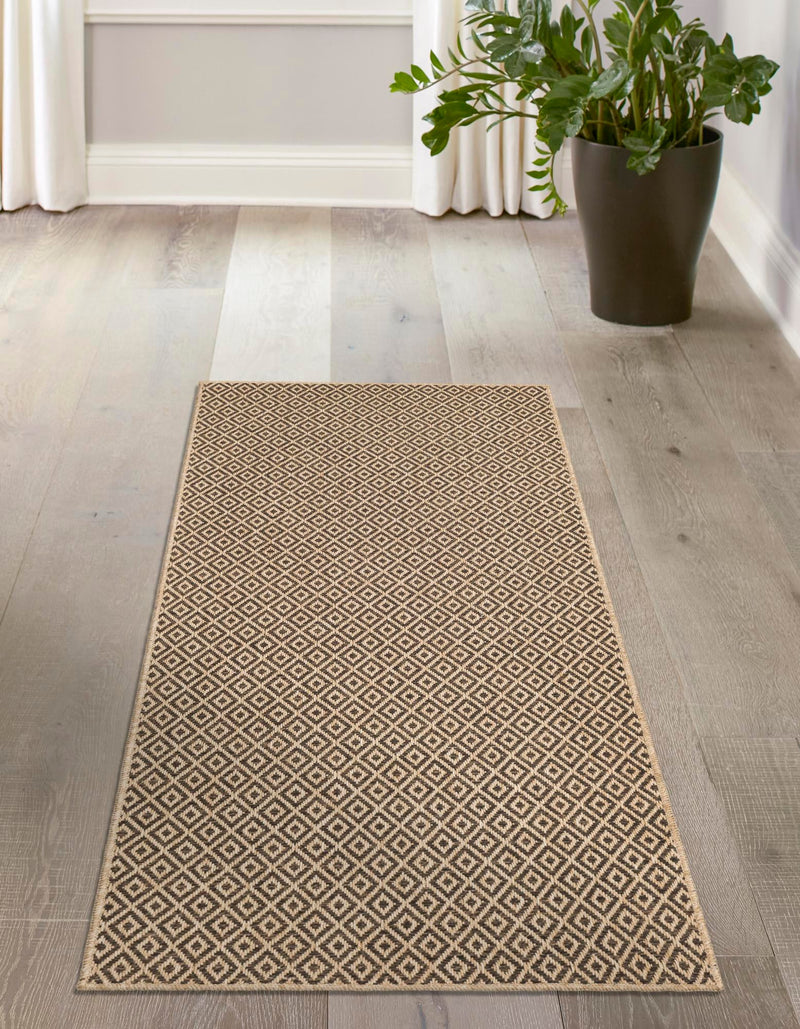 Sahara Sands Collection Area Rug - Amarna Runner Natural and Brown lifestyle 20