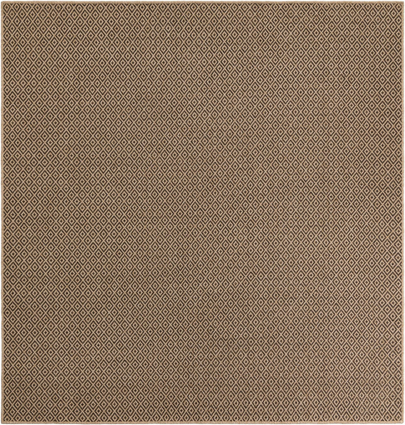 Sahara Sands Collection Area Rug - Amarna Square Natural and Brown lifestyle 17