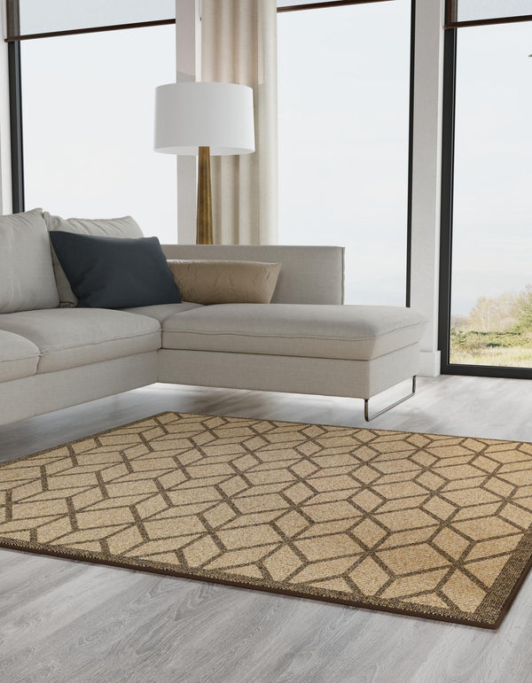 Sahara Sands Collection Area Rug - Mut Square Natural lifestyle 23