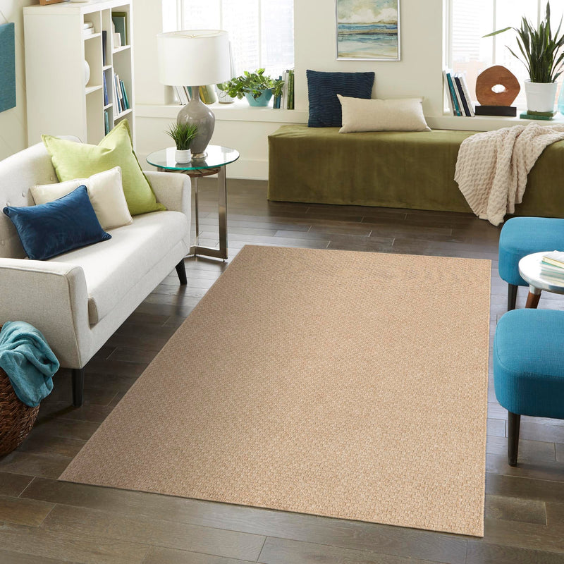 Sahara Sands Collection Area Rug - Rosetta Rectangle Natural lifestyle 14