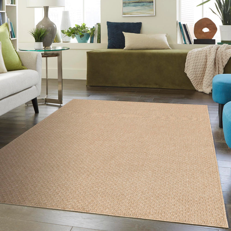 Sahara Sands Collection Area Rug - Rosetta Rectangle Natural lifestyle 15