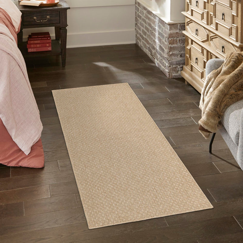 Sahara Sands Collection Area Rug - Rosetta Runner Natural lifestyle 43