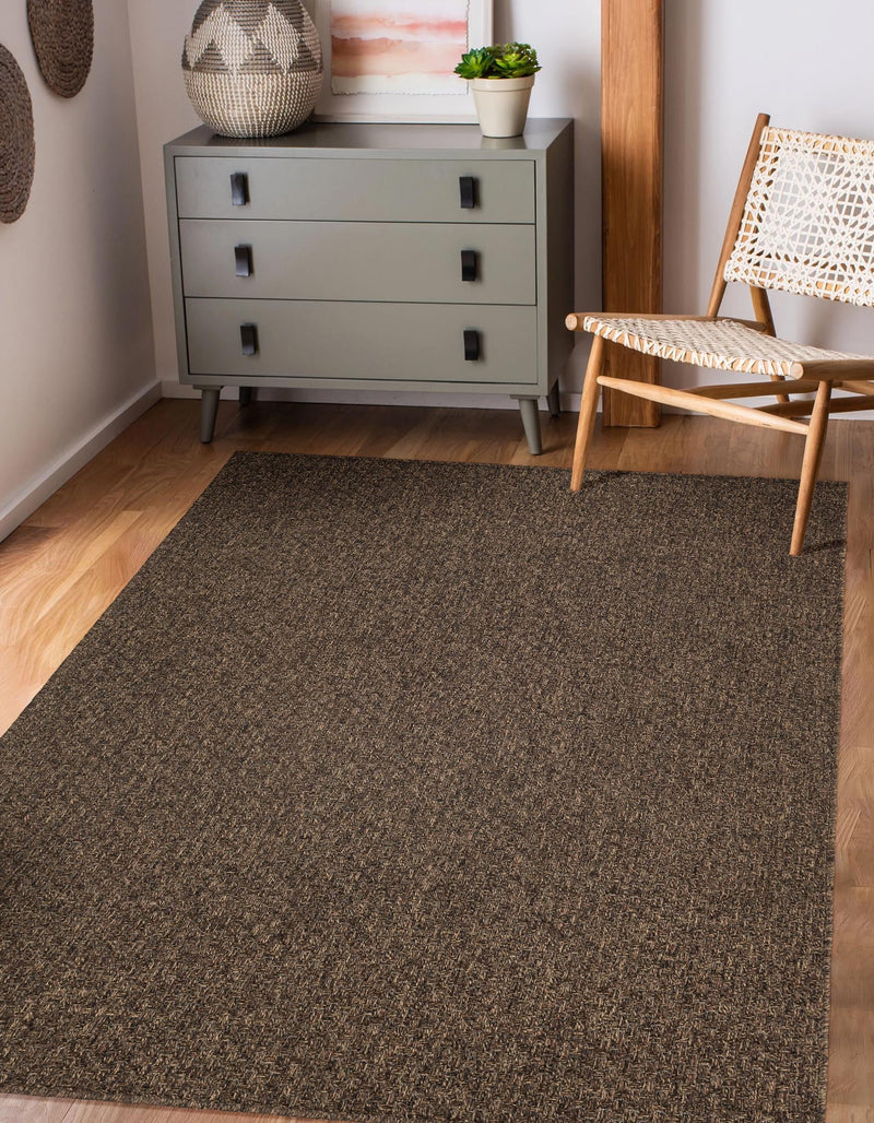 Sahara Sands Collection Area Rug - Rosetta Rectangle Brown lifestyle 5