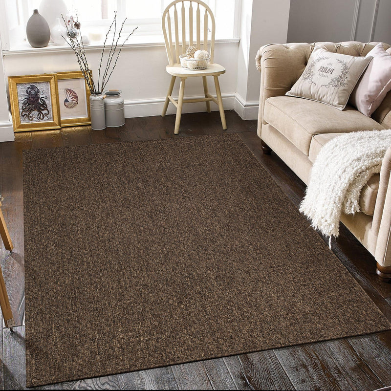 Sahara Sands Collection Area Rug - Rosetta Rectangle Brown lifestyle 17