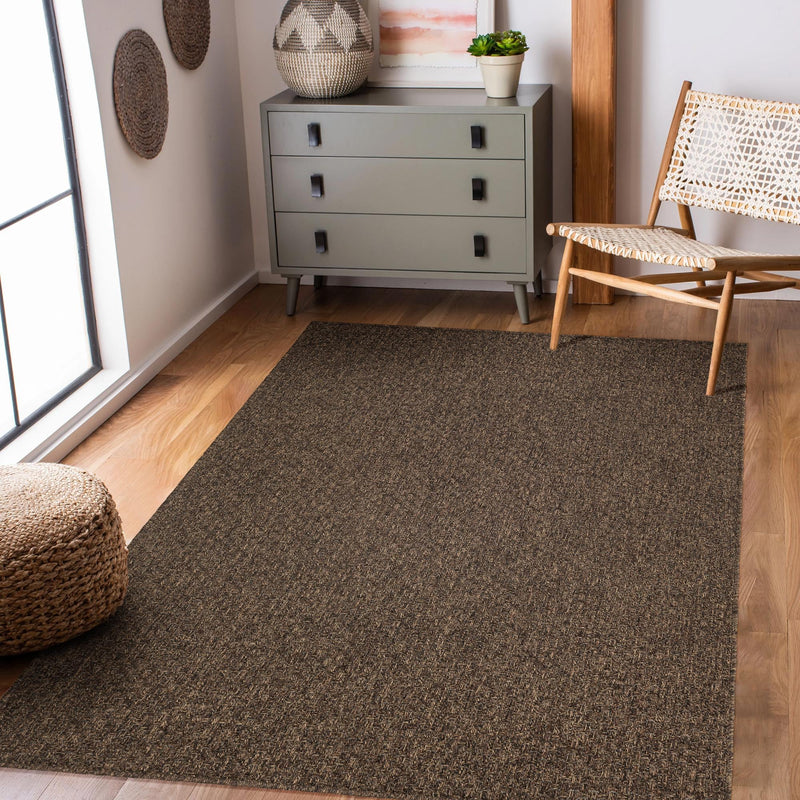 Sahara Sands Collection Area Rug - Rosetta Rectangle Brown lifestyle 19