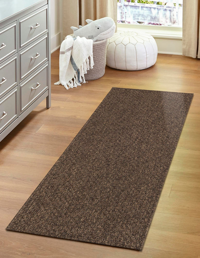 Sahara Sands Collection Area Rug - Rosetta Runner Brown lifestyle 26