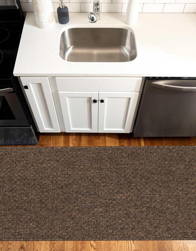 Sahara Sands Collection Area Rug - Rosetta Runner Brown lifestyle 30