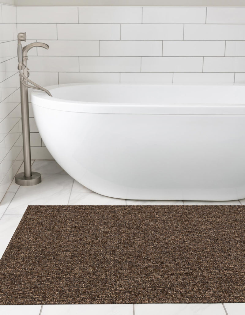 Sahara Sands Collection Area Rug - Rosetta Runner Brown lifestyle 37